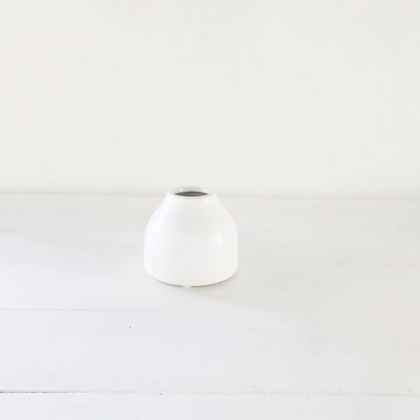 Ceramic Belly Budvase - White